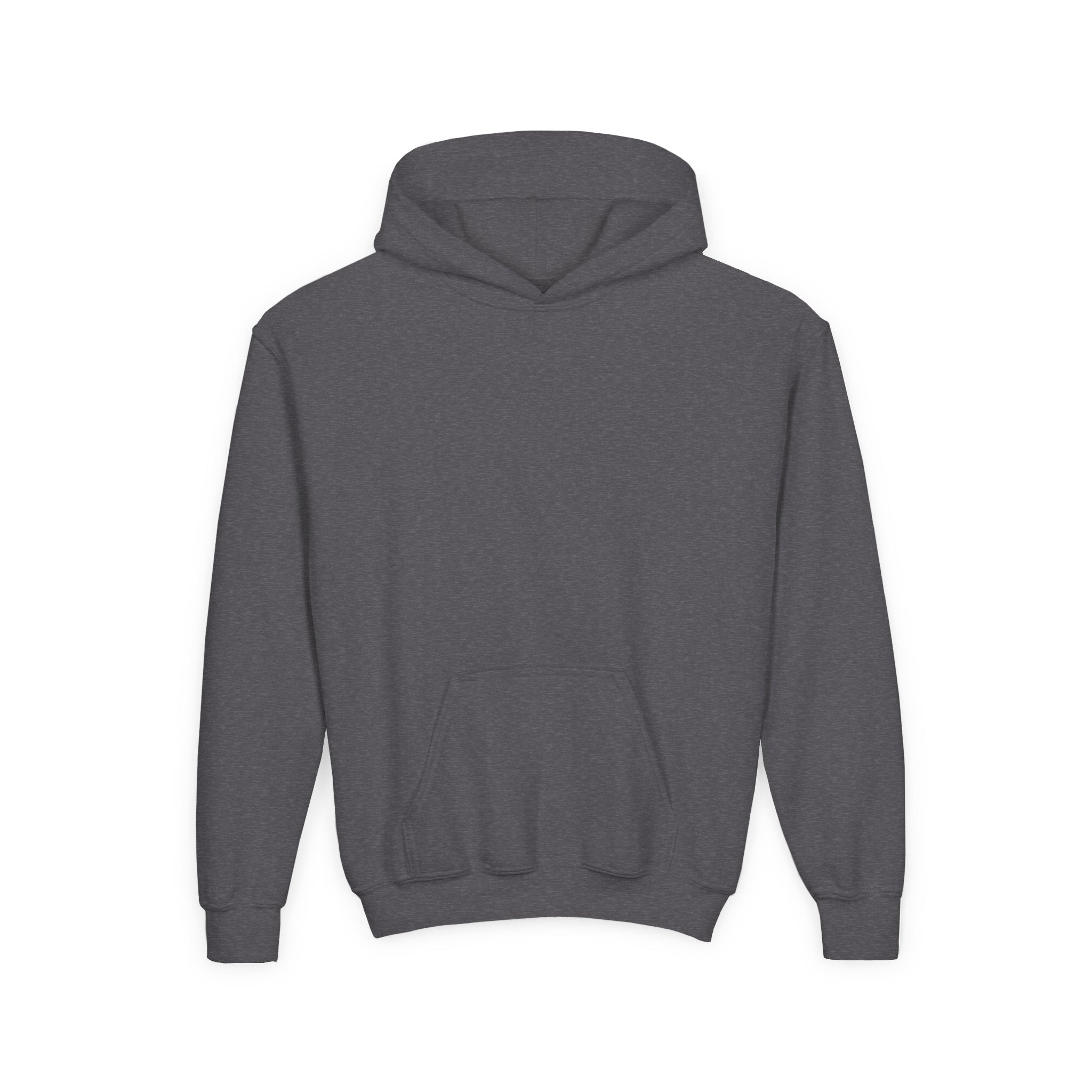 Youth Hoodie — "Focus Bru!!!" Skate Silhouette Backprint